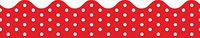Carson-Dellosa Red and White Dots Border (108219)