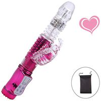 12 Different Frequency Rechargeable Water-Proof Massager, Thrusting Massage Skin-Friendly Silicone, Best Rated for Travel Gift