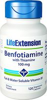 Life Extension - Benfotiamine with Thiamine - 100 Mg - 120 Caps (Pack of 3)