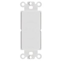 BoltLion BL-693494 Blank Decora Wall Plate Insert for Home/Offices/Hotels/Schools - White