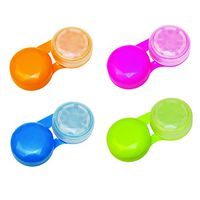 Eye See Spring Contact Lens Case, 4 Pack
