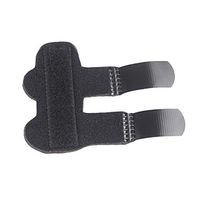 HEALIFTY Adjustable Finger Support Splint Finger Protector Brace Finger Corrector(Black)