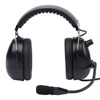 WICOM Aviation Headset - Black