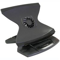 Xbrand XB-1002F-US Rotating Laptop Stand with Cooling Fan (Black)