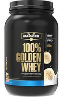 Maxler 100% Golden Whey Protein - 25g of Premium Whey Protein Powder per Serving - Pre, Post & Intra Workout - Fast-Absorbing Whey Hydrolysate, Isolate & Concentrate Blend - Vanilla Ice Cream 2 lbs