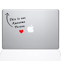 The Decal Guru Awesome Person MacBook Decal Vinyl Sticker - 12" MacBook (1294-MAC-12M-NA)