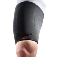 McDavid 472 Neoprene Deluxe Thigh Support, Black-Red, X-Large