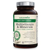 NatureWise Men's Joint Support Whole Food Multivitamin for Men's Health, Joint Mobility and Flexibility with UC-II Collagen, 22 Essential Nutrients (Packaging May Vary) [1 Month Supply – 60 Capsules]