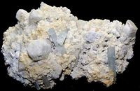 Aquamarine Crystals with Feldspar Matrix Large 880 Grams