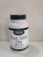 Food Plus Flax Seed Oil 1000 Mg Softgels - 60 Ea