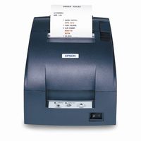 Epson Receipt Printer - Two-Color (Monochrome) - dot-Matrix - Roll (3 in) - 17.8 cpi - 9 pin - Capacity: 1 roll - Serial - Dark Gray