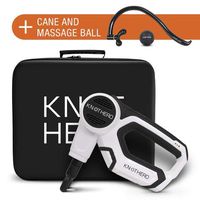 Knot Hero Massage Gun, Ball, and Stick Bundle- Portable & Cordless Deep Tissue Chiropractic Massager, Massage Ball and Massage Stick