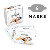 Juve Naturals Premium Self-Heating Steam Eye Mask for Dry Eyes, Eye Fatigue, 6 Masks, Natural Sleep Aid, Anti-Dark Circles, Fine Lines, Crow's Feet, Jet Lag, Insomnia (Unscented Steam Therapy)