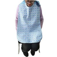 ZIME Elderly Care bib Oversize Old People's Eating bib Stroke Patient Care Pinafore