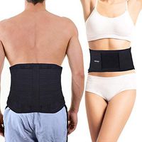 Adjustable Lower Back Brace - for Lower Back Pain Relief, Reinforced Lumbar Support Belt, Breathable Back Mesh with Secure Fastener for Sciatica, Coccyx, Scoliosis Herniated Disc, Men & Women