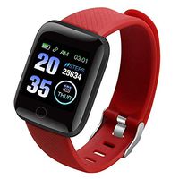 Tiakino Smart Watch, 116 Plus Color Screen Smart Watch Heart Rate Blood Pressure Waterproof Fitness Tracking Watch for Sport Men