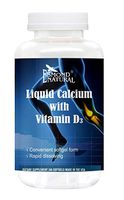 (3 Count, 10% Off) Esmond Natural: Liquid Calcium with Vitamin D3 (Rapid Dissolving), Made in USA, FDA Facility, GMP, Natural Products Assn Certified-200 Softgels