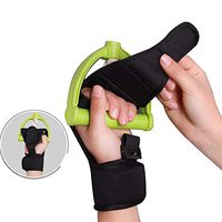 Finger Splint Brace Ability,Risingmed Finger Gloves Brace Finger Anti-Spasticity Rehabilitation Auxiliary Training Gloves for Stroke Hemiplegia Patient and Athlete Finger Rehabilitation - Single Hand
