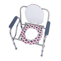 Cheng-Bath chair Toilet seat Foldable Height Adjustable Mobile Toilet seat Stool