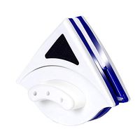 Double-sided Window Cleaner Glass Wiper Suitable for High-rise Thickness 3-8mm/8-15mm/15-24mm Glass Household Squeegees (Color : 3-8mm)