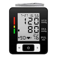 Digital Wrist Blood Pressure Monitor FDA Approved Automatic BP Monitor Portable Case for Home Use