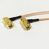 SMA male right angle to RP SMA male right angle cable assembly RG316 15cm NEW Good Quality Fast USA Shipping