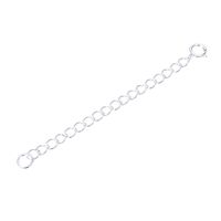 1pc Sterling Silver 2 Inch Chain Extender Removable Adjustable Extension for Necklace Anklet Bracelet Jewelry Making SS274-2