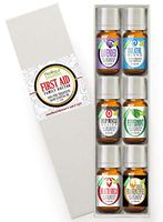 First Aid Essential Oil Set 100% Pure, Best Therapeutic Grade - 6/10mL Aromatherapy Kit(Family Doctor) Includes: Breathe, Frankincense, Lavender, Muscle Relief, Peppermint, Health Shield