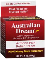Australian Dream Arthritis Pain Relief Cream - 4oz, Pack of 6