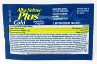 Alka Seltzer Plus Cold Medicine (Case of 30) by Alka-Seltzer