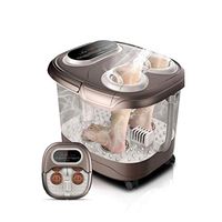 JLL Foot Spa Bath Massager with Heat - Foot Massager Machine Feet Soaking Tub, 8D Pressure Node Rollers Stress Relieve for Fatigue & Tired Feet
