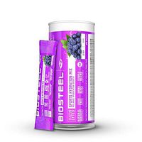 BioSteel High Performance Sports Hydration - Sugar Free Drink Mix, Grape Flavor, 12 To-Go Packets