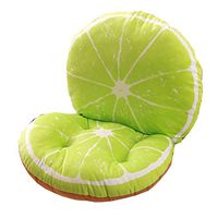 Peacewish Fruit Cushion Cushion Soft Plush Pillows Decoration Office Chair Home Sofa (Lime)