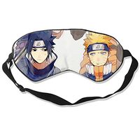 JINUNNU Mulberry Silk Sleep Mask and Blindfold Naruto Comfortable and Super Smooth Eye Mask with Adjustable Strap