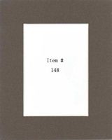 Pack of 25 11x14 Well-Bred Brown Picture Mats Mattes with White Core Bevel Cut for 8x10 Photo + Foam Board + Bags