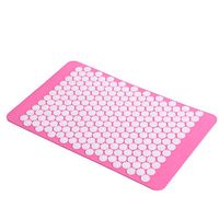 Acupressure mat 1pc Yoga Acupressure Mats Of Nails For Massage/Wellness/Relaxation And Tension Release Foot Pad Massage Mat new (color : Pink)