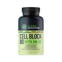 Cell Block 80 - Natural Vegan Testosterone Booster, Estrogen, DHT & Cortisol Blocker - Prostate Health Supplement - 56 Veggie caps