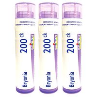 Boiron Bryonia Alba 200ck, 80 Pellets, Homeopathic Medicine for Muscle and Joint Pain Improved by Rest, 3 Count