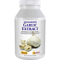 Andrew Lessman Garlic Extract 180 Capsules – Promotes Heart and Cardiovascular Health. Protective Sulfur-Based Compounds. Pure, Gentle, Odorless. No Aftertaste, No Stomach Upset, No Additives