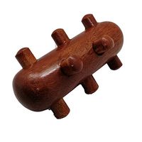 MATAS 1 Pcs Thai Foot Massage Wooden Reflexology Health Stick Tool Small Wooden Stick Therapy Reflexology Traditional Tool Hand Head Foot Face Body Red Wood Pain Relief Travel Home