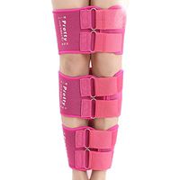 Brace 3 Pcs Set X/O Type Leg Posture Corrector, for Leg,Help to Improve Leg Posture for Men Women Kids,Pink,M