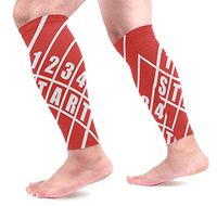 Anmarco Fitness Track Field Sports Sports Calf Compression Sleeves Leg Compression Socks Calf Guard for Running, Cycling, Maternity, Travel, Nurses