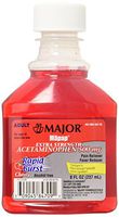 Mapap Adult Rapid Burst Cherry Extra Strength Acetaminophen Liquid 8 Ounces (Pack of 2)
