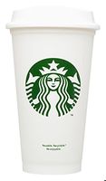 Starbucks Reusable Travel Cup To Go Coffee Cup (Grande 16 Oz)4 pack