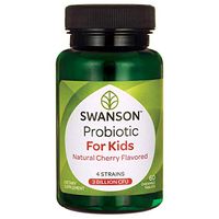 Swanson Probiotic for Kids Natural Cherry Flavored 3 Billion Cfu 60 Chwbls