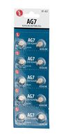 SE AG7 Alkaline Button Cell Batteries (10 PC.) - BT-AG7