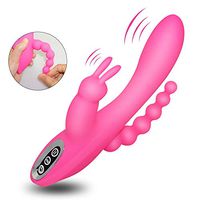 JLFFCC 3 Ịn 1 Gspọt Rạbbịt Vịbrạtor Bunny Sẹx Rechargeable - Rạbbịt Vịbrạrator for Womẹn - Rạbbịt Quịetness Waterproof Prịvacy Handheld Thrụstịng