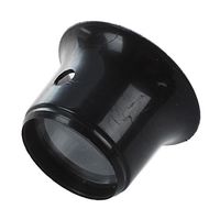 Noblik Watchmaker Loupe 10 Times Magnifying Glass Jeweler Eyepiece Lens Black