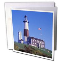 Montauk Lighthouse, Long Island, New York, USA - Greeting Cards, 6 x 6 inches, set of 6 (gc_191712_1)
