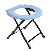 G-LXYZBQSHYP Folding Commode Chair and Toilet Surround,Homecare Toilet Seat with Safety Steel Frame